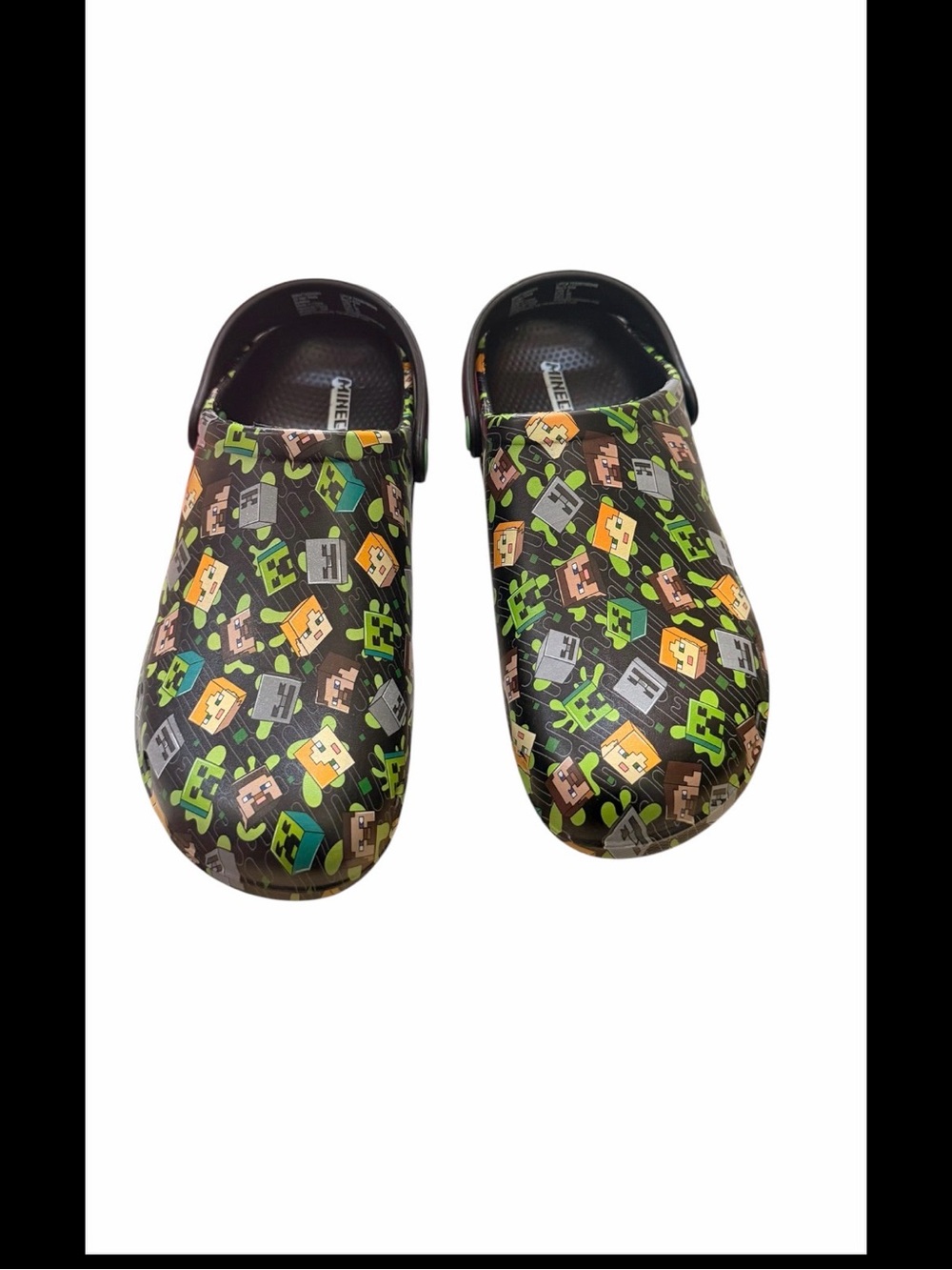 Minecraft AVA Clog Slip-On Shoes size 4 boys - Picture 5 of 8